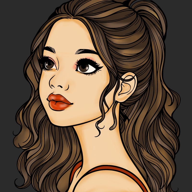 beautiful realistic girl