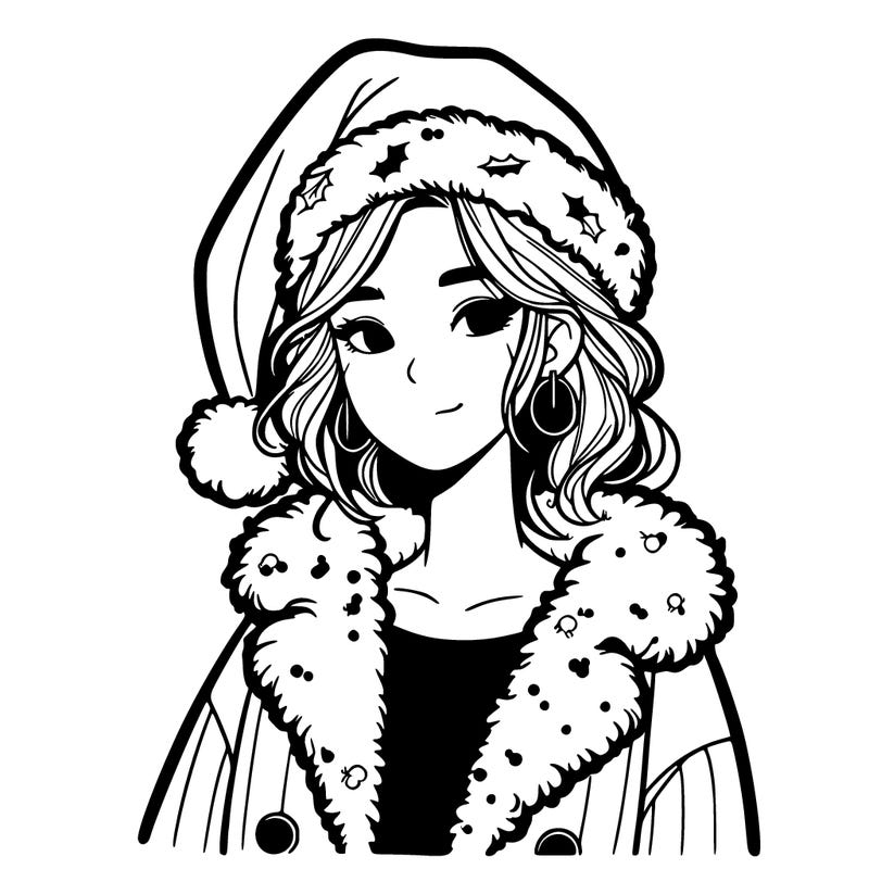 woman in santa outfit