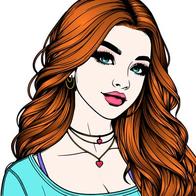 detailed realistic girl