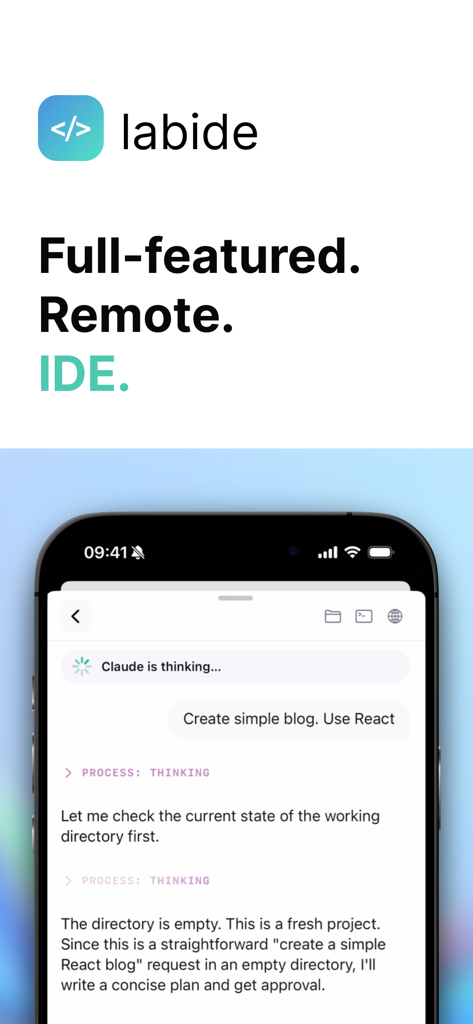 Labide - Remote Dev Studio - Developer Tools App | MWM