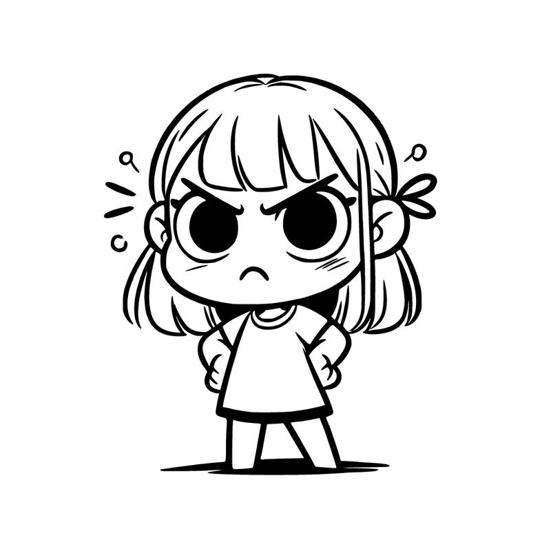 angry girl