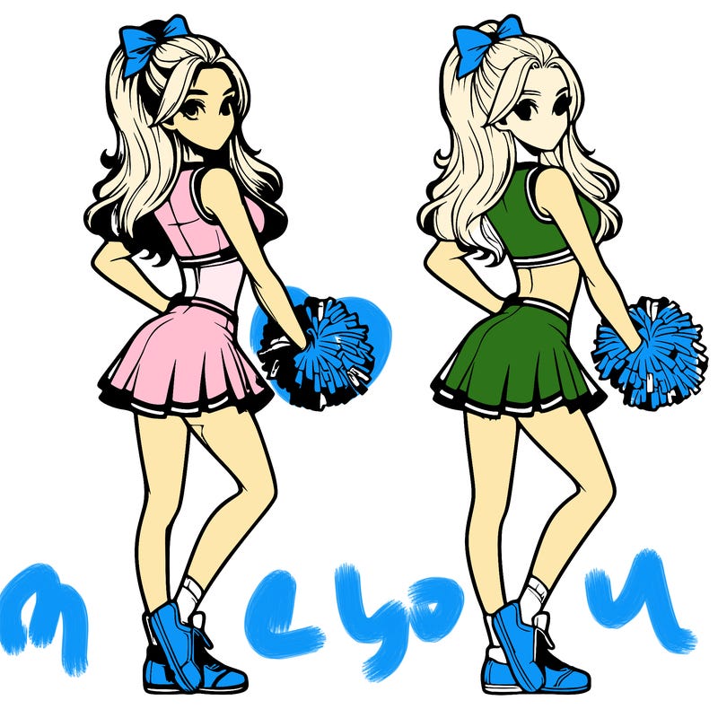 realistic cheerleader