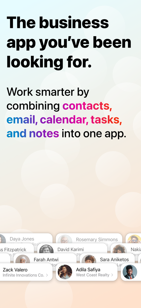 Daylite - Mail, Calendar, CRM - Daylite business app features combining contacts email calendar tasks and notes