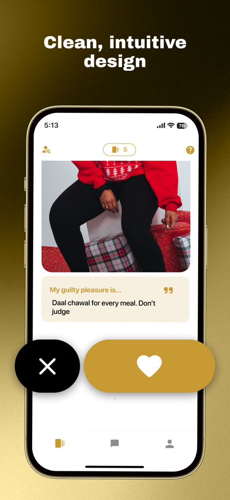 User profile interface of the Bohri Cupid matchmaking app