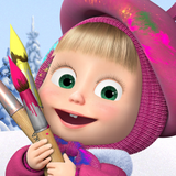 Masha and the Bear: Painting - App Icon