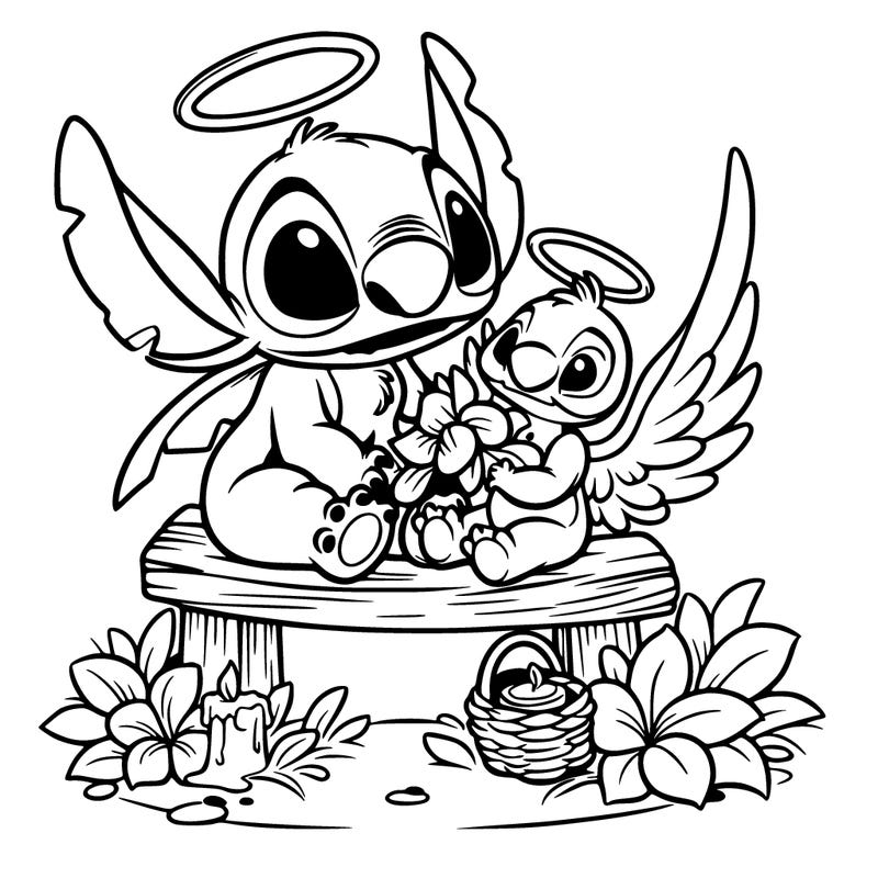 stitch and angel