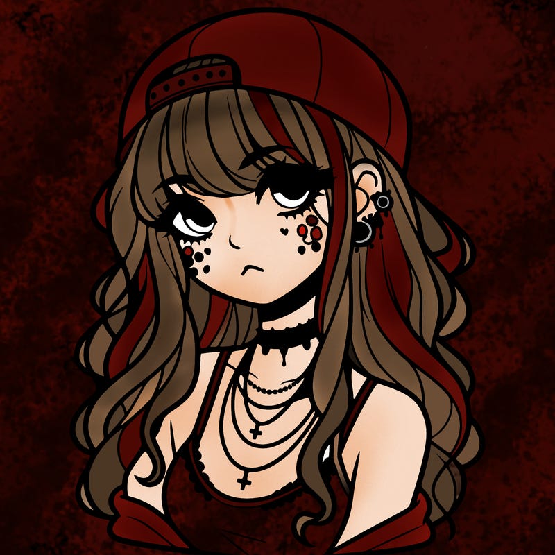 scene girl aesthetic