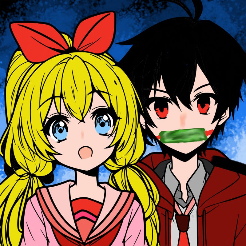 anime girl and boy