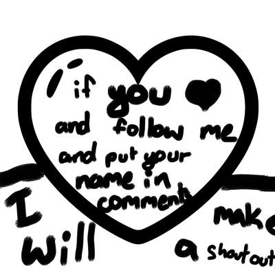 a blank heart