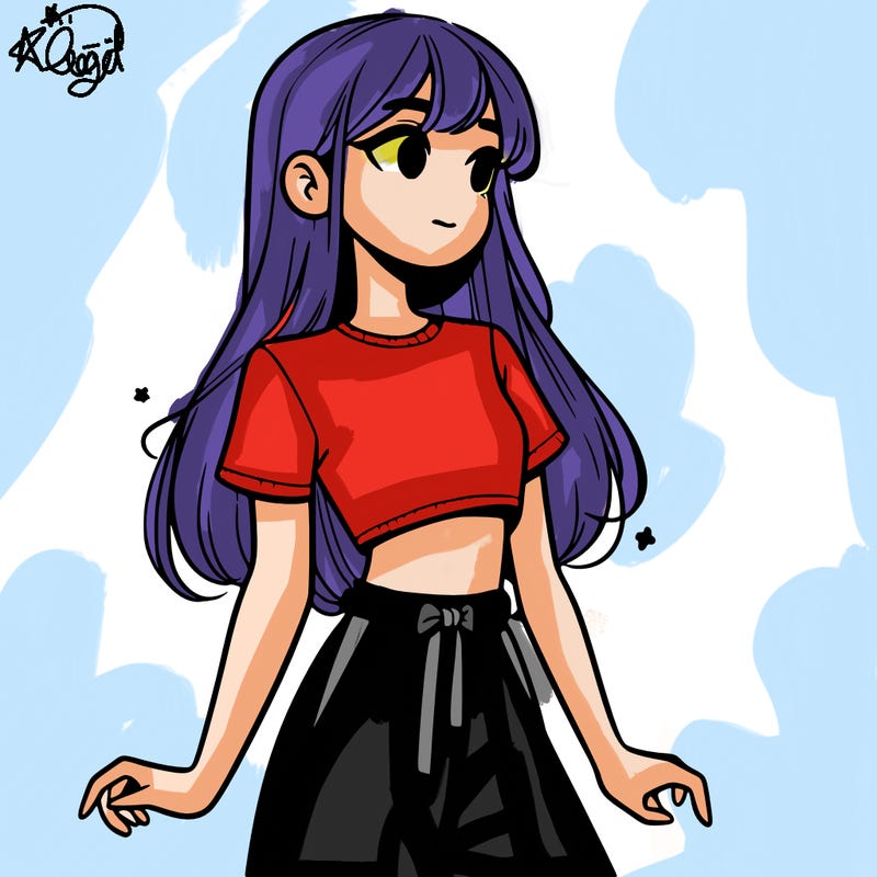 girl in a cute crop top