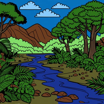 river in the jungle