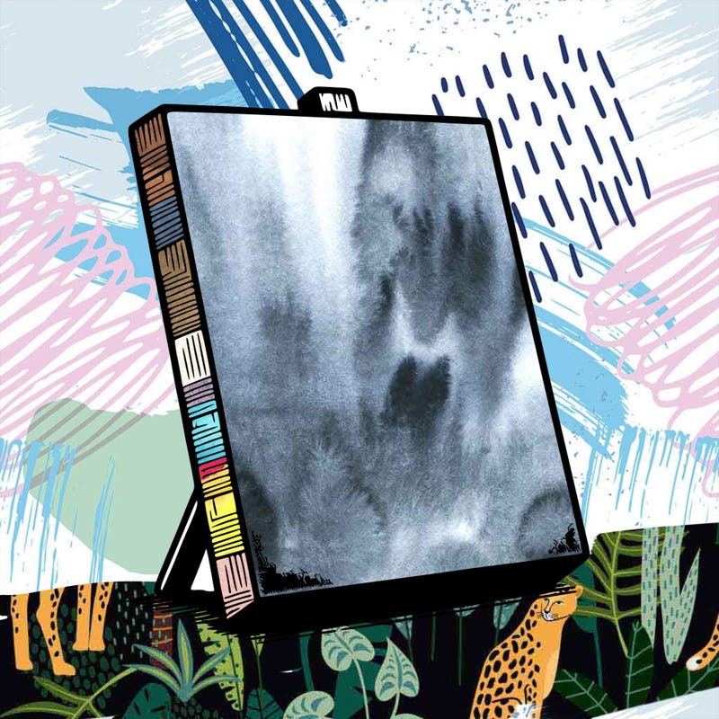 blank canvas realistic