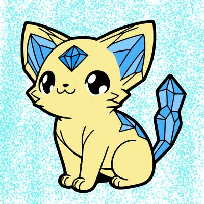 crystal kitten