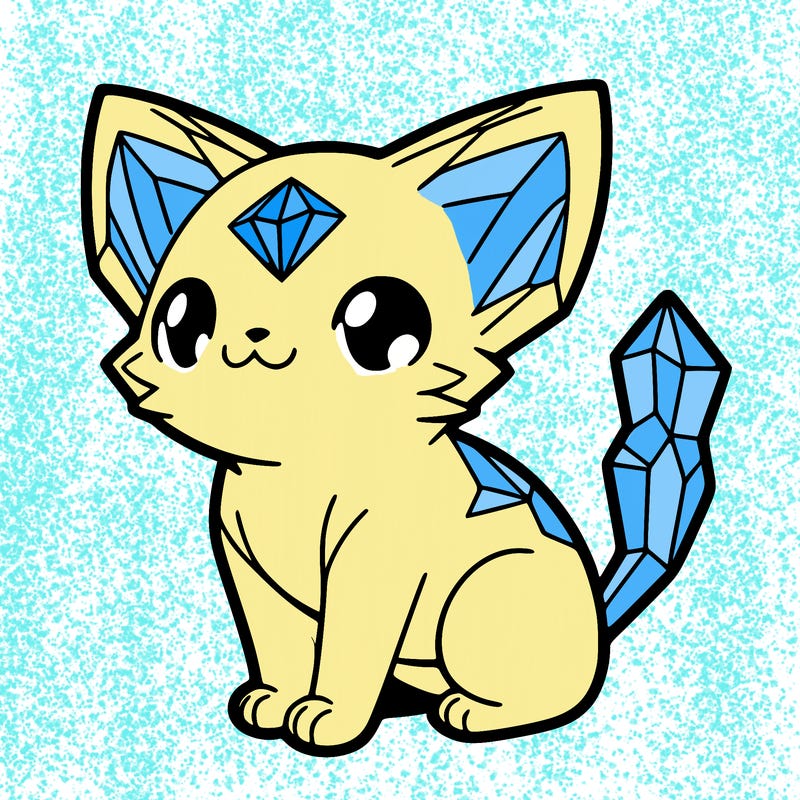 crystal kitten