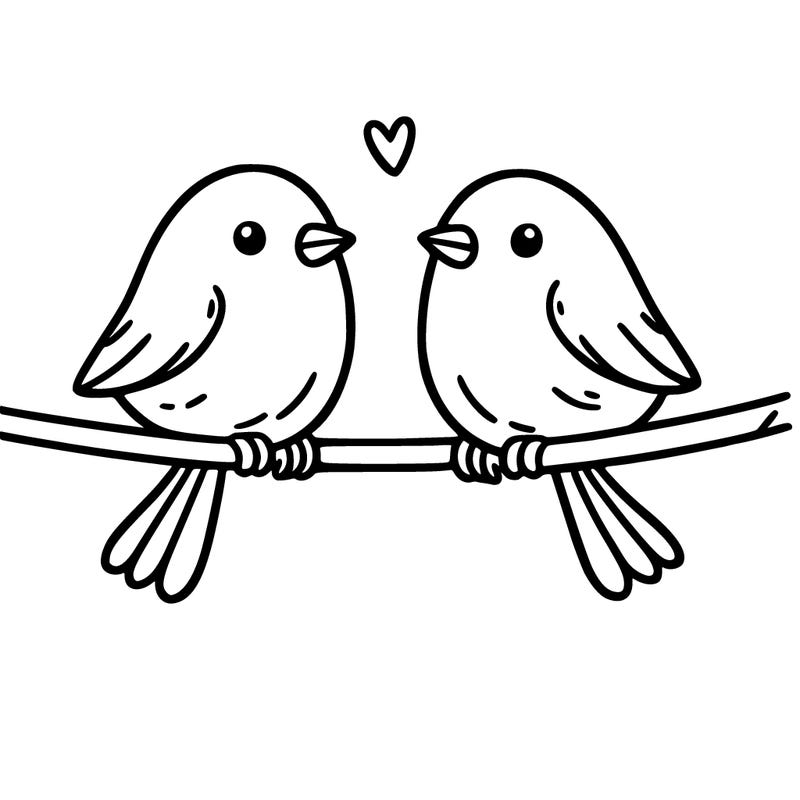 two birds on a wire