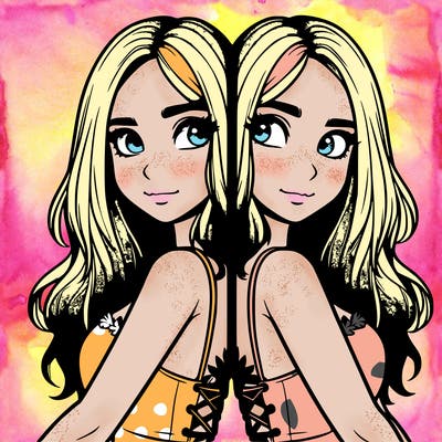 a realistic girl split