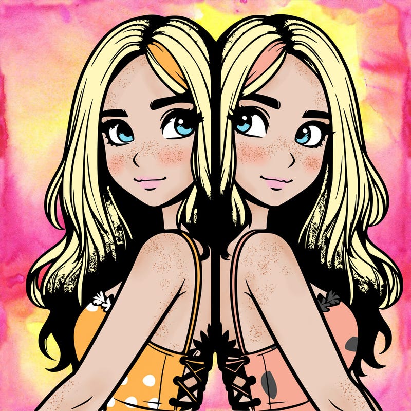 a realistic girl split