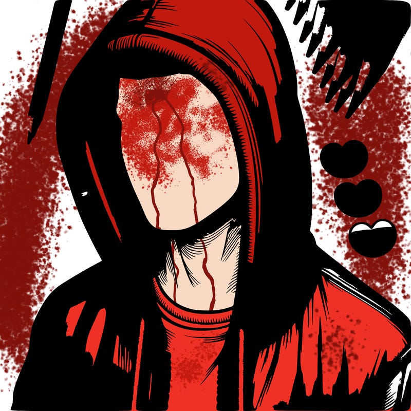 realistic man with hoodie