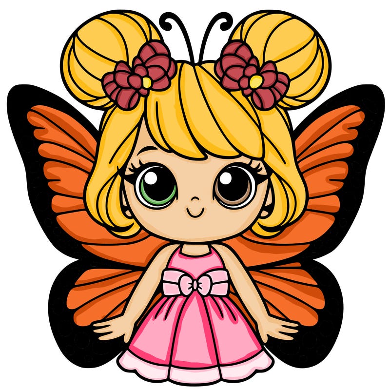 butterfly girl