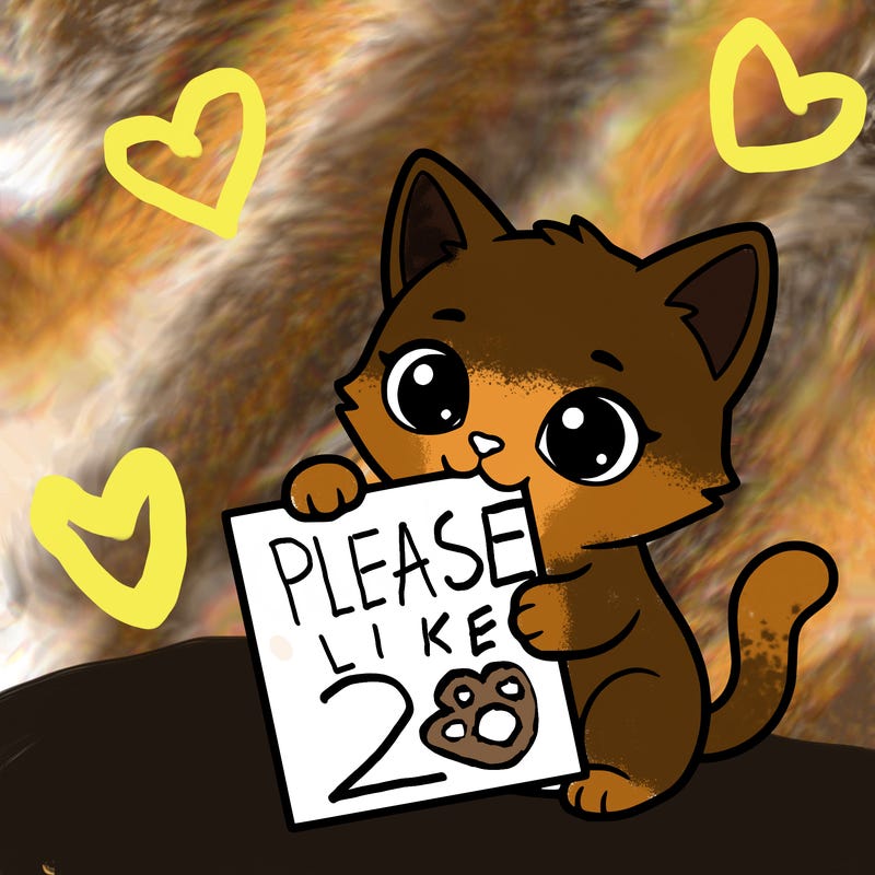 a small cat with a blank sheet of paper in its hand. the cat is sooooooo cute!