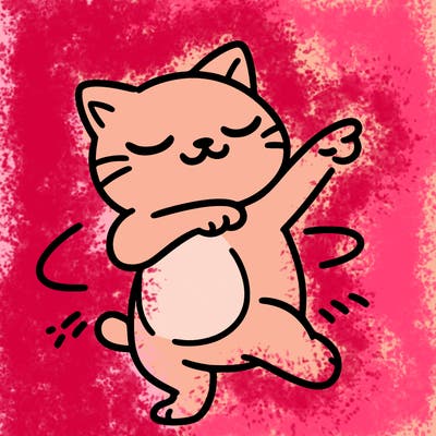 cat dancing