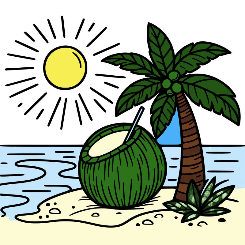 summer  coconut