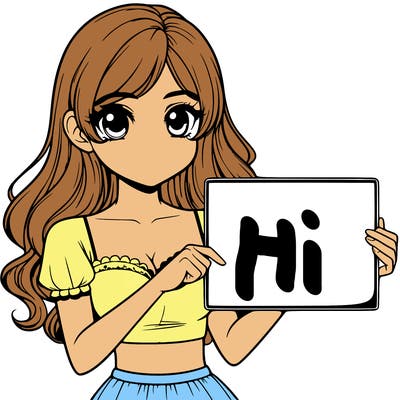 realistic pretty girl holding blank sign