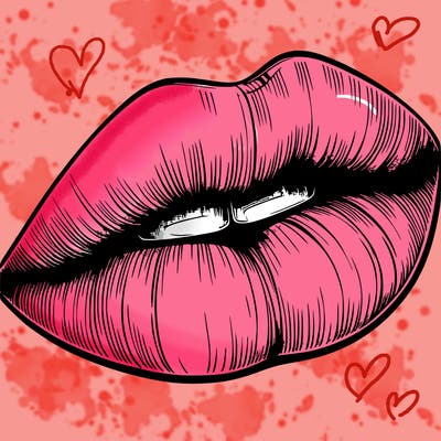realistic lips