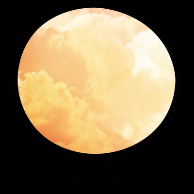 a plain circle with nothing else