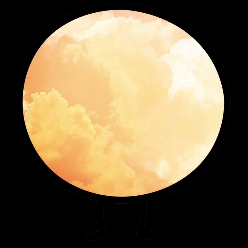 a plain circle with nothing else