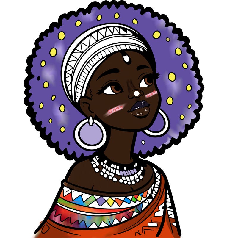 african woman