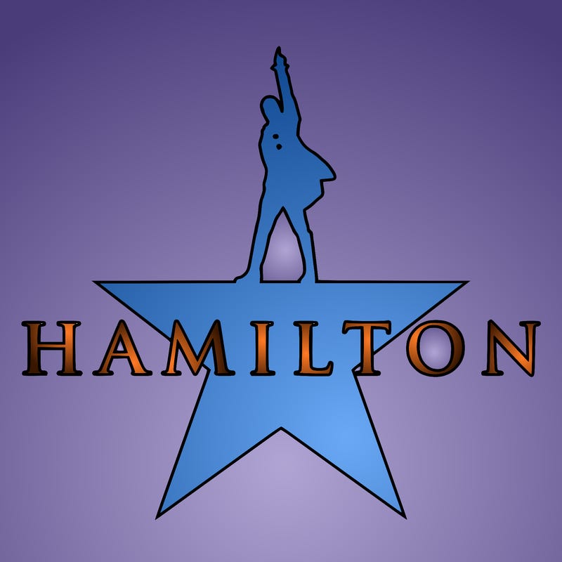 the hamilton musical logo