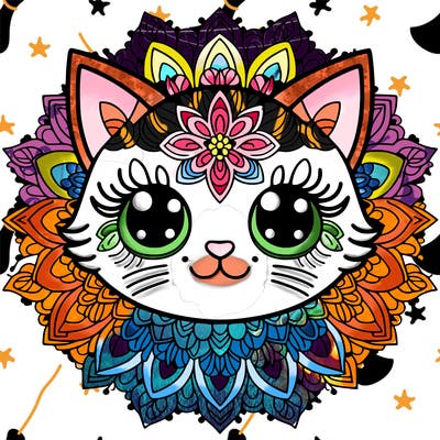 mandala cat