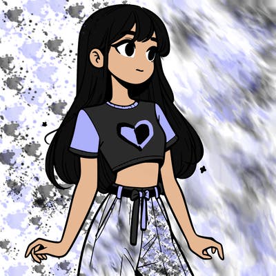 girl in a cute crop top