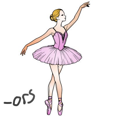 realistic ballerina