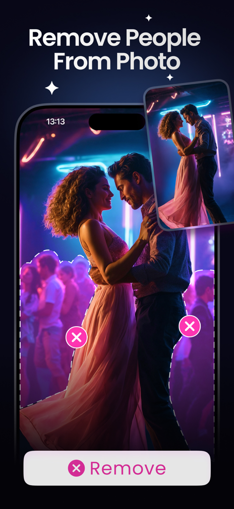 Erase objects - AI Eraser - 