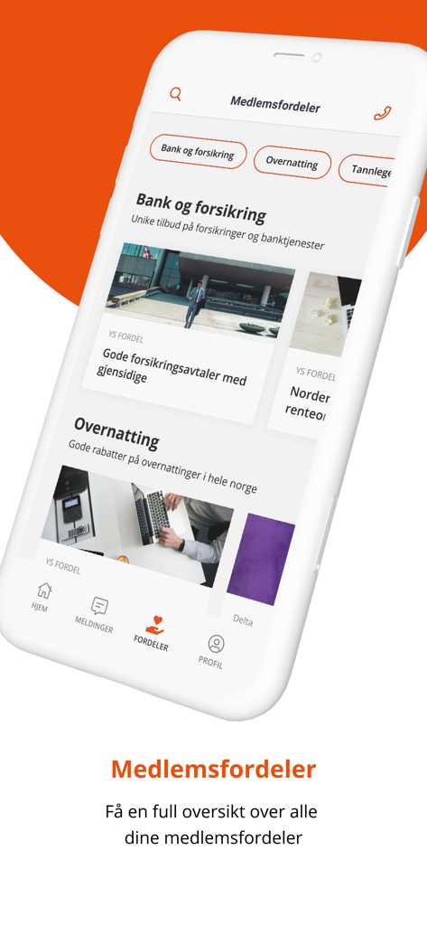 Pantalla de smartphone de la aplicación Parat que muestra beneficios para miembros para banca y viajes