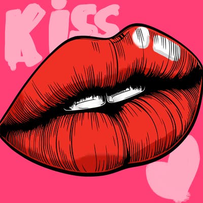 realistic lips