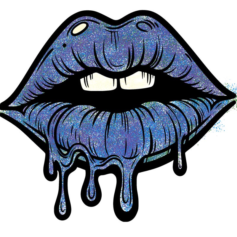 lips that look realistic and drip