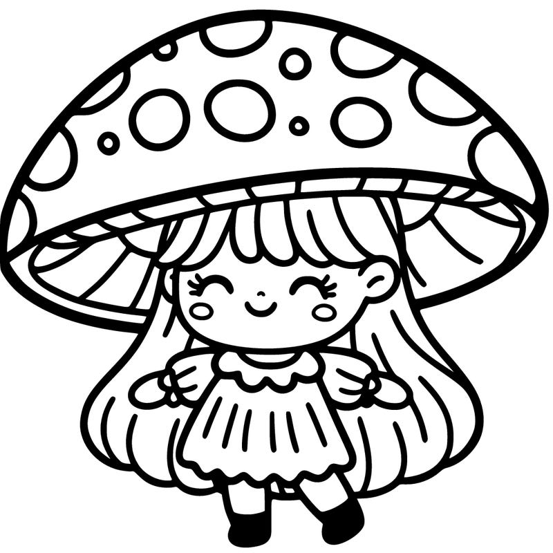 mushroom girl