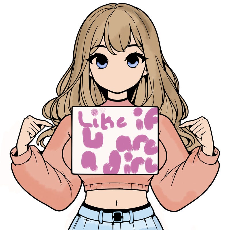 girl holding a blank sign in a long sleeve crop top