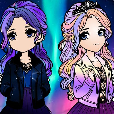 a princess with a jacket realistic