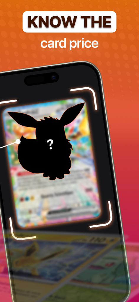 Card Value Scanner TCG Pocket - Mobile app interface scanning a trading card to instantly check its market value.