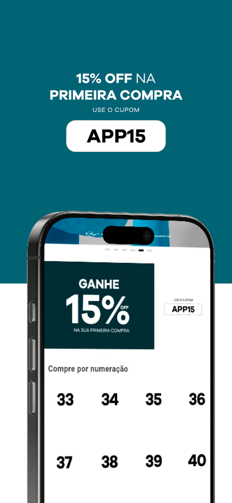 Promotion de l'application mobile Piccadilly pour 15 % de réduction sur le premier achat avec le code promotionnel APP15