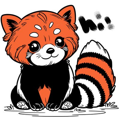 red panda