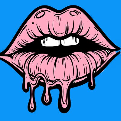 lips that look realistic and drip