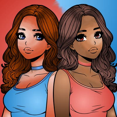 realistic twin sisters