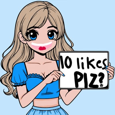 realistic pretty girl holding blank sign