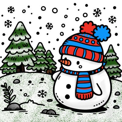 snowing