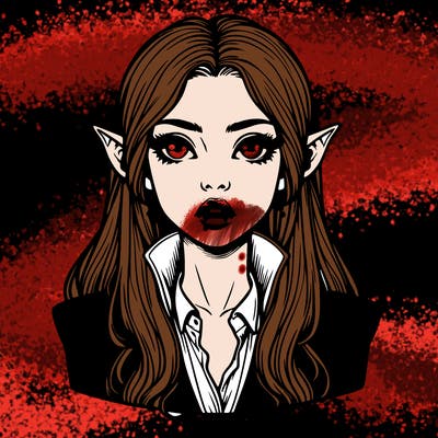 realistic vampire girl